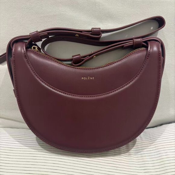 polene crossbody bag shoulder bag red - Picture 2 of 5